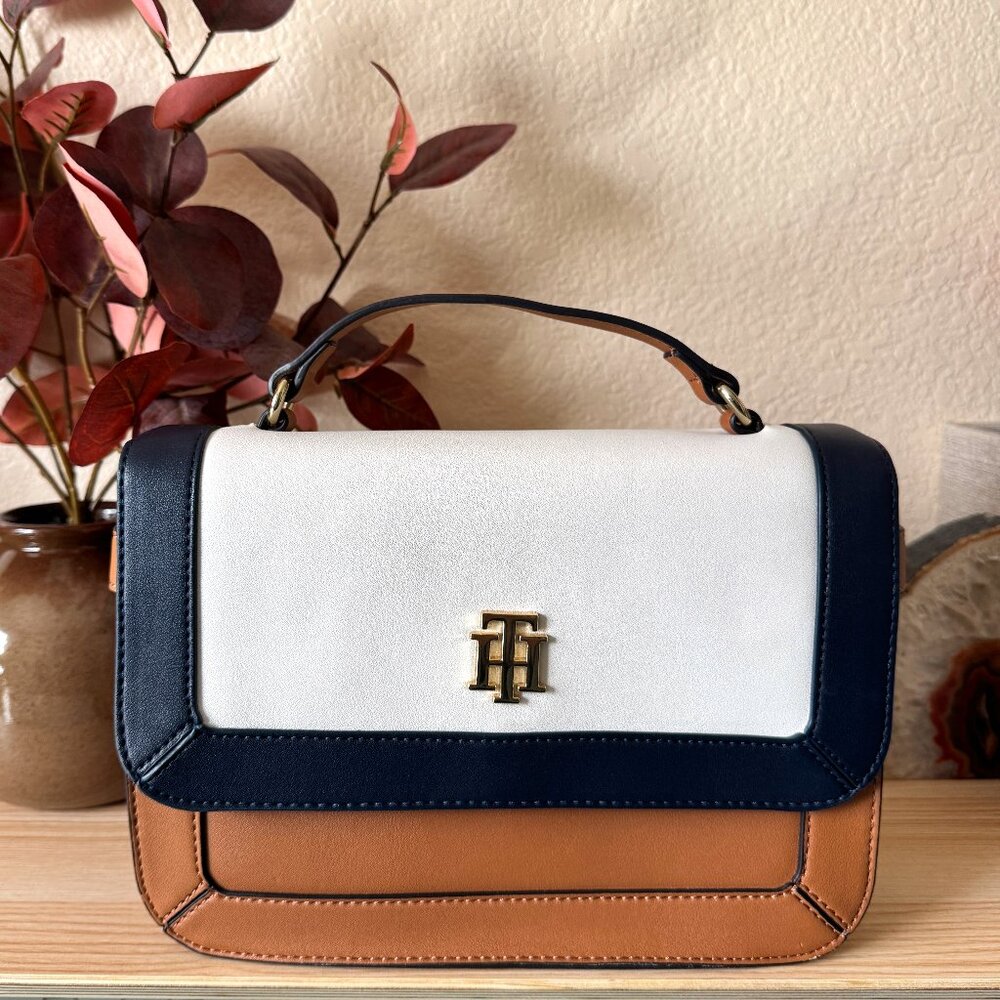 Tommy Hilfiger Lucia Colorblock Top Handle Crossbody